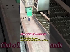 インテリジェントベーベルパイプ オープン構造 鉄繊維レーザーカット 3d 5軸 12kw 20kw 12m I ビーム H B